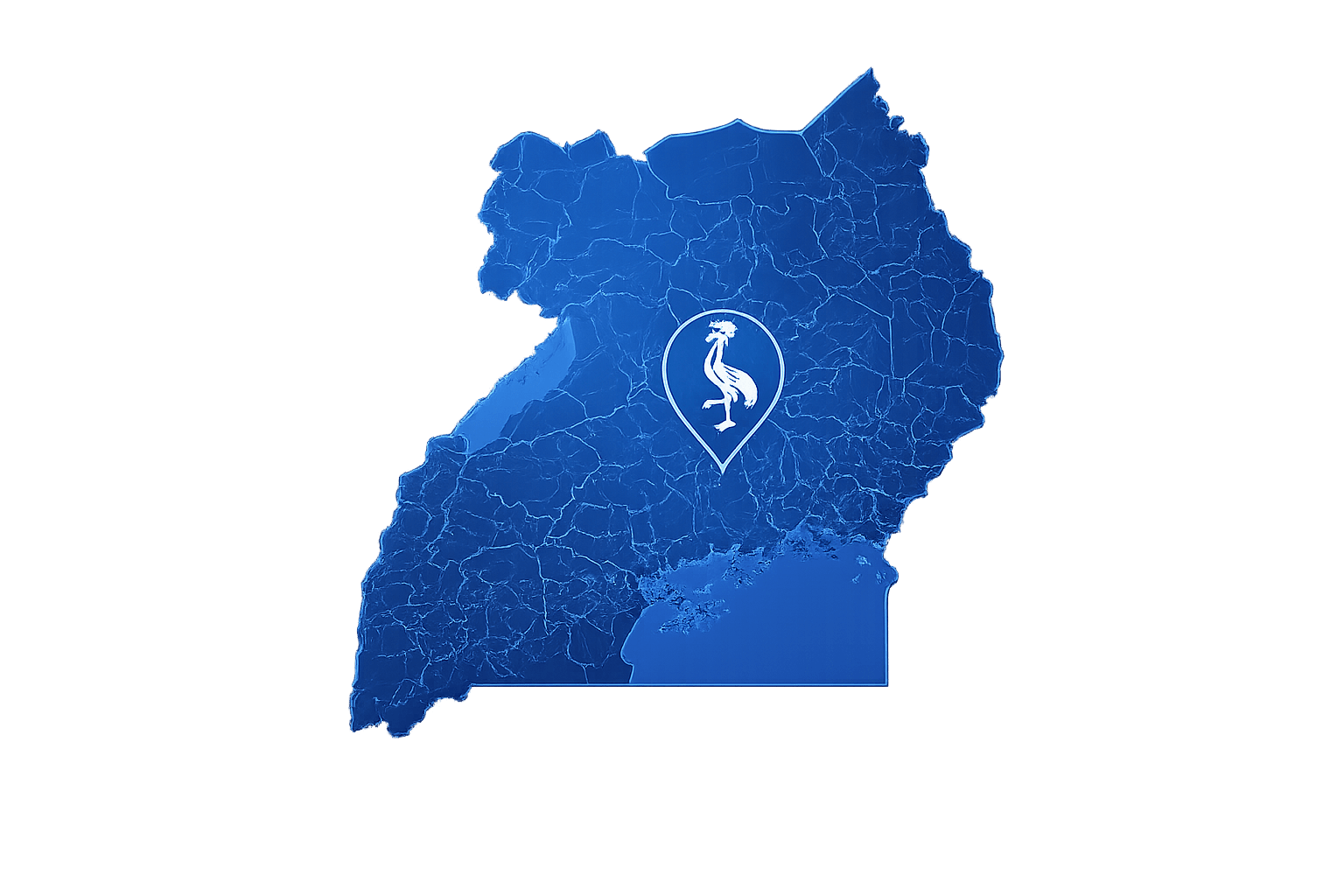 Map of Uganda